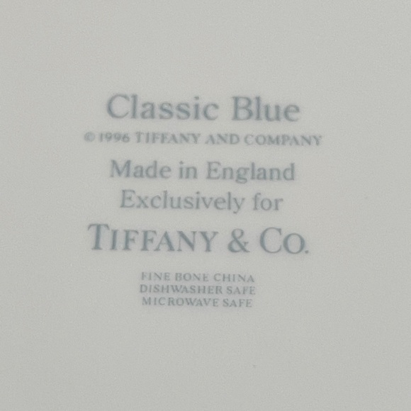 Authentic Octagon Classic Blue Tiffany vintage Serving tray - Picture 4 of 7